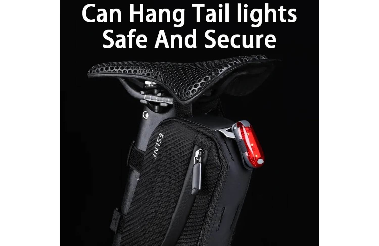 Сумка на раму EsLNF Waterproof, універсальна, чорний 3