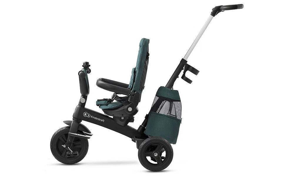 Трехколесный велосипед Kinderkraft Easytwist Midnight Green 9