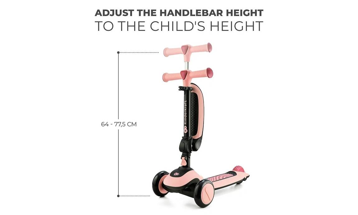 Самокат Kinderkraft Halley Rose Pink 2
