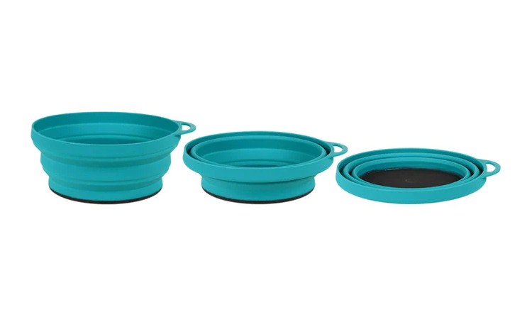 Тарілка для туризму Lifeventure Silicone Ellipse Bowl teal 3