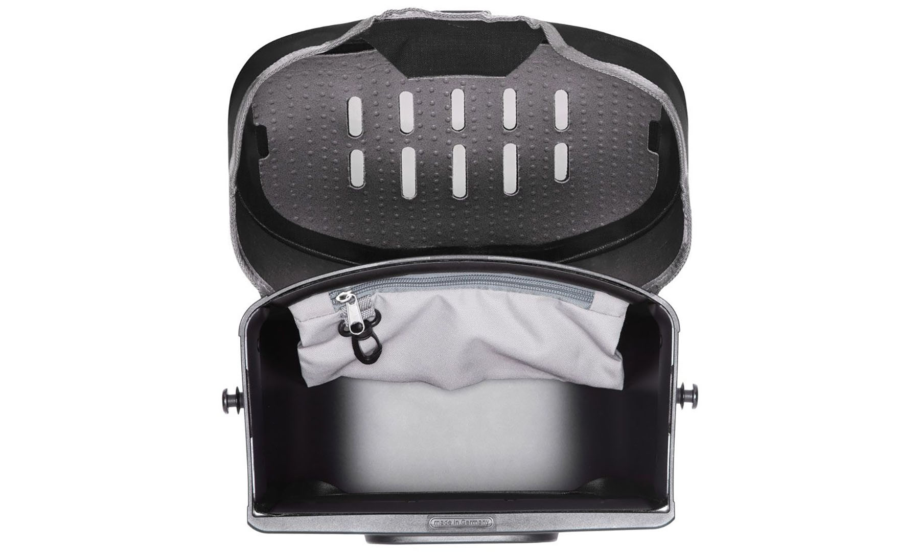 Гермосумка велосипедна Ortlieb Ultimate Six Plus сіро-чорна 5 л 5 Гермосумка велосипедна Ortlieb Ultimate Six Plus сіро-чорна 5 л 5