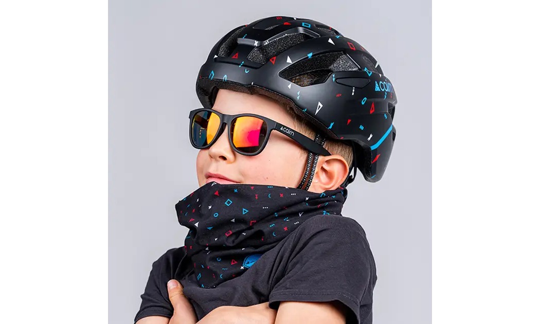 Велошлем Cairn Prism Jr II orange-skate розмір S 48-52 см 2