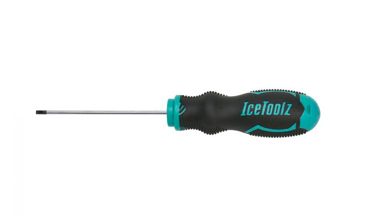 Фотографія Викрутка шліцева 3мм Ice Toolz 28S3, намагнічена. Ширина шліцю 3 мм, довжина стрижня 100 мм. 