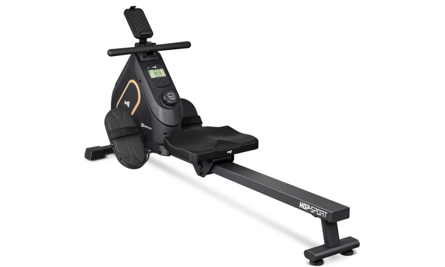 Гребной тренажер Hop-Sport HS-085R Bazel магнитный черно-желтый Гребной тренажер Hop-Sport HS-085R Bazel магнитный черно-желтый