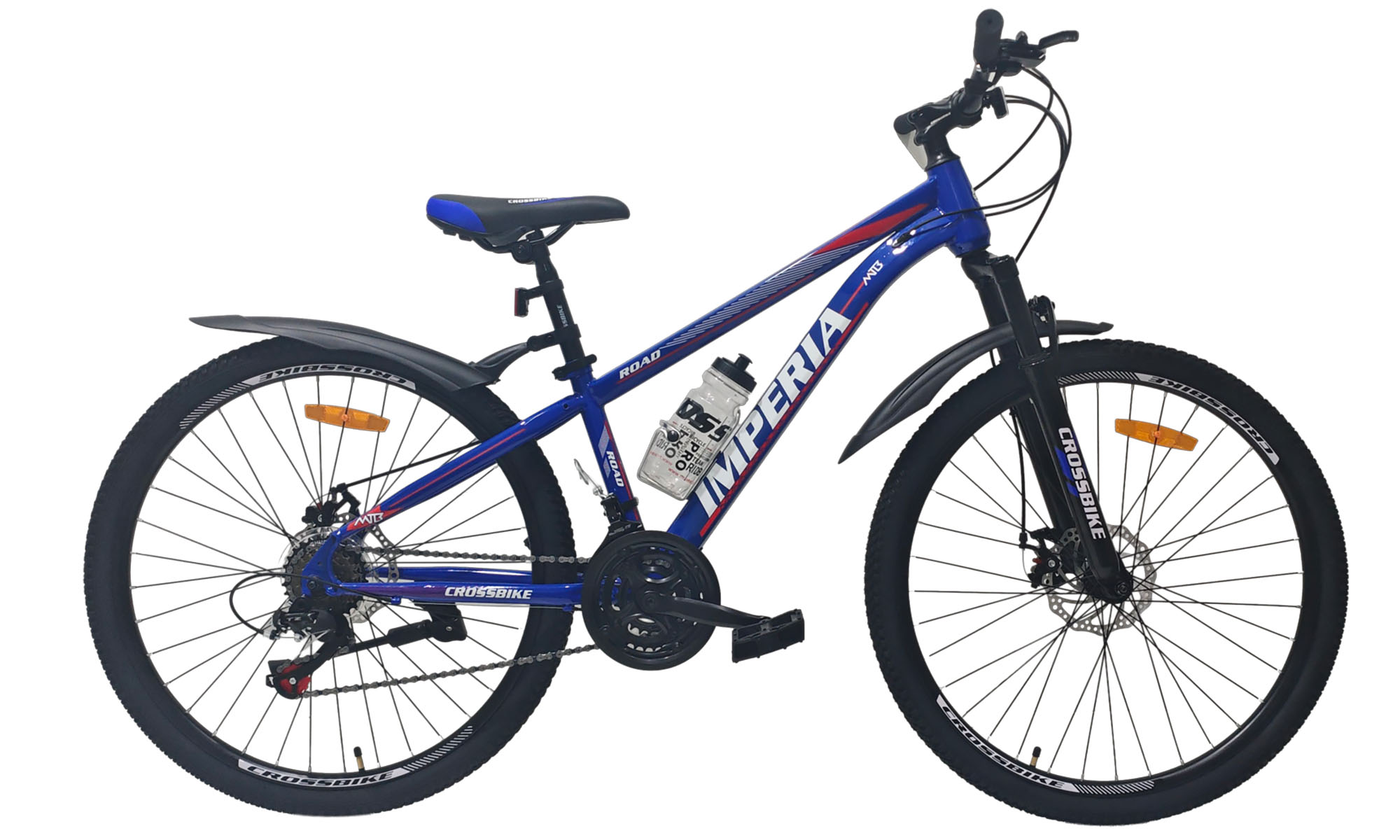 Велосипед CrossBike Imperia 26", размер XS, рама 13", год 2026, Синий 