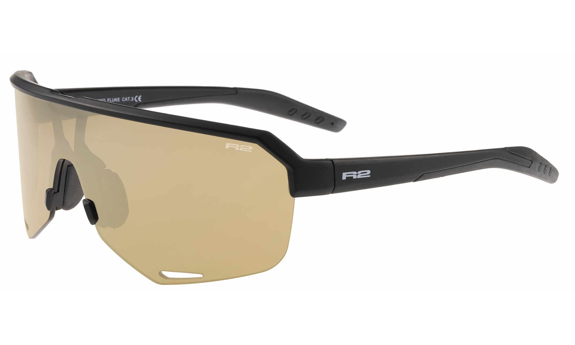 Очки R2 FLUKE black (PC), линза brown (HD), покрытие copper revo, кат. 3 