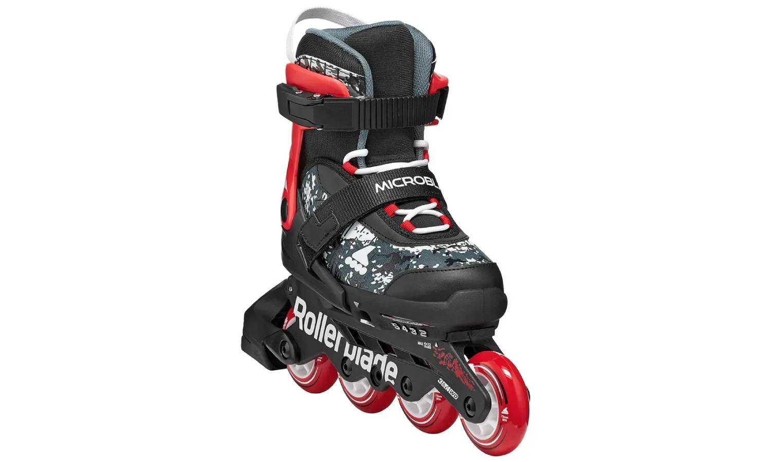 Ролики Rollerblade Microblade SL black-red 36.5-40 2