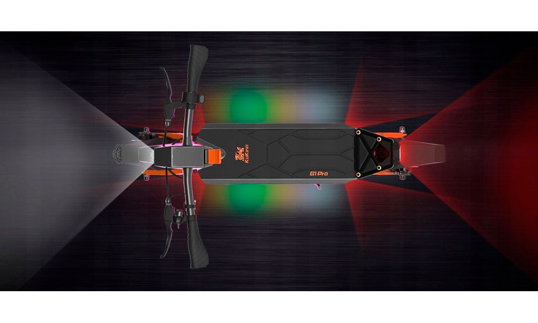 Электросамокат KUGOO KIRIN G1 PRO (800x2 Вт; 20 Ah; 48 В), черный 2
