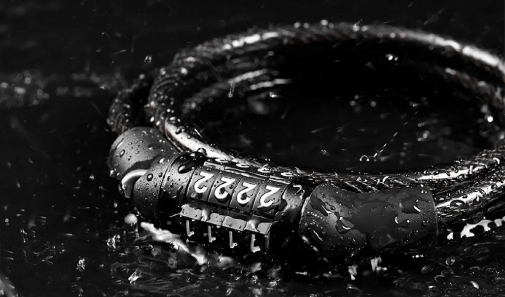 Замок кодовый WMX 7/1100мм черный 2