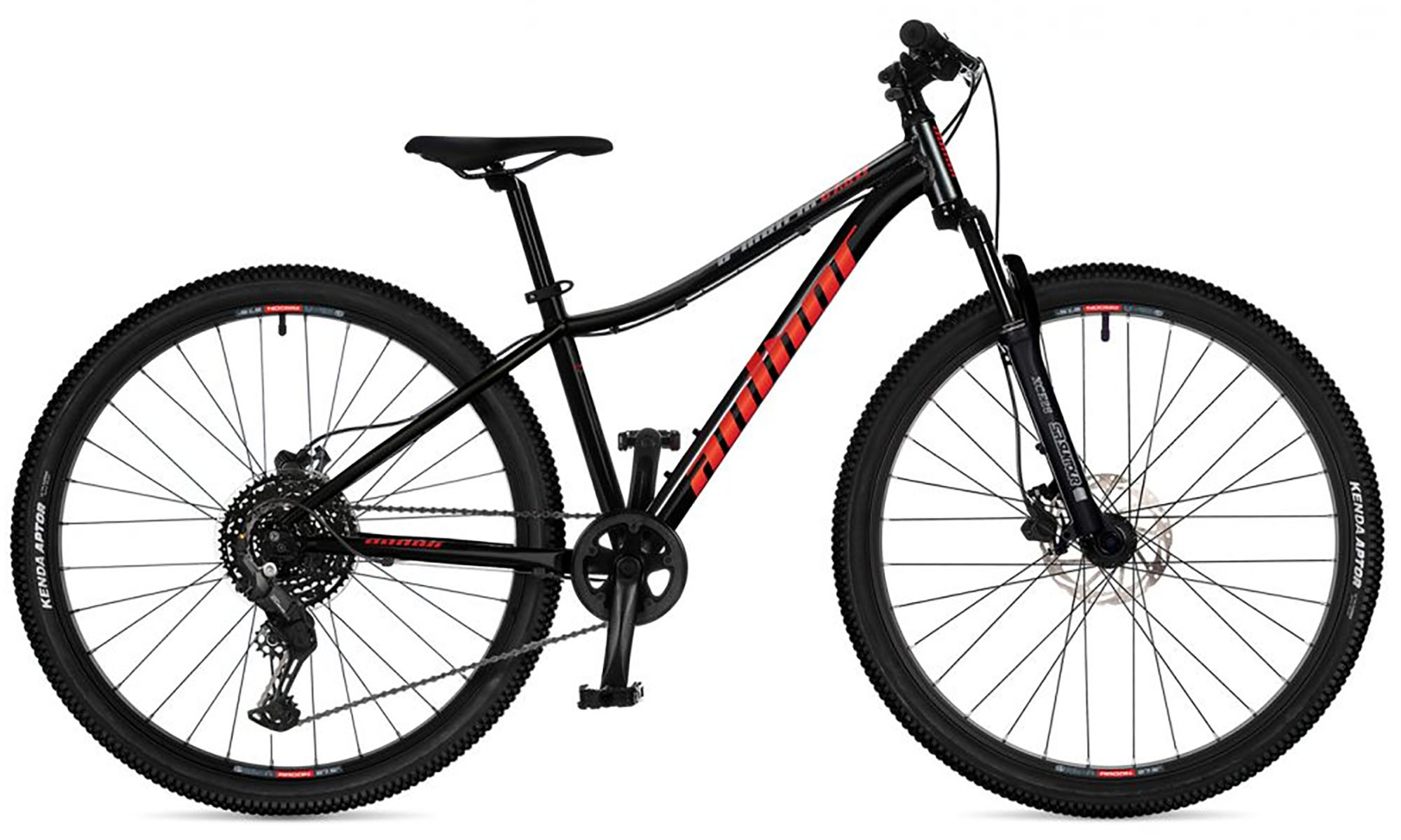 Велосипед AUTHOR A-MATRIX 27.5"D, размер XS, рама 14", год 2026, черный с красным 