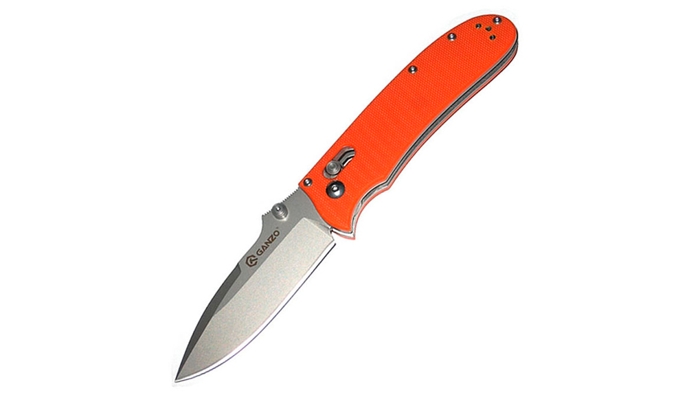 Фотография Складной нож Ganzo G704 оранжевый