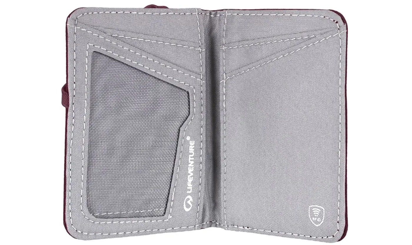 Кошелек Lifeventure Recycled RFID Card Wallet plum 3
