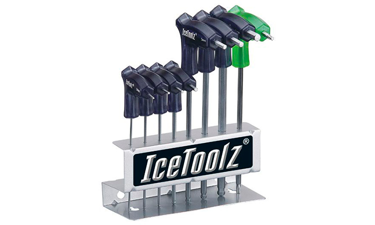Набор ключей ICE TOOLZ 7M85 шестигранников для мастер. 2x2.5x3x4x5x6x8 мм, с рукоятками и закругленным концом