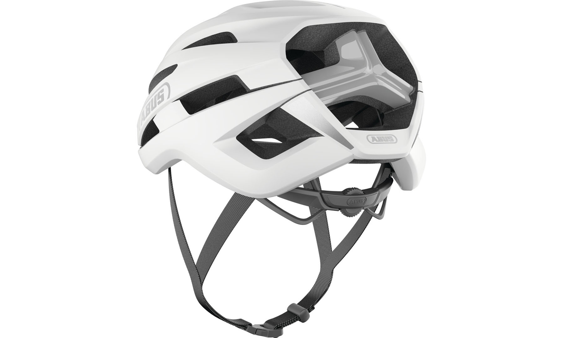 Велошлем спортивный ABUS STORMCHASER ACE polar white, размер M (54-58 см), белый 2