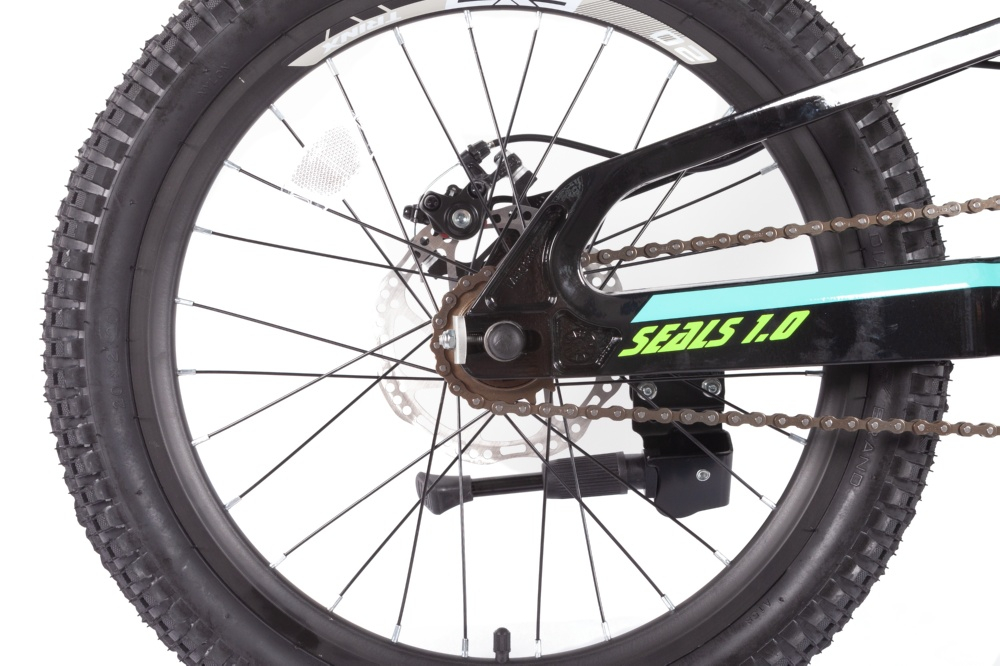 Велосипед Trinx SEALS 1.0 20" Black-Yellow-Cyan 6