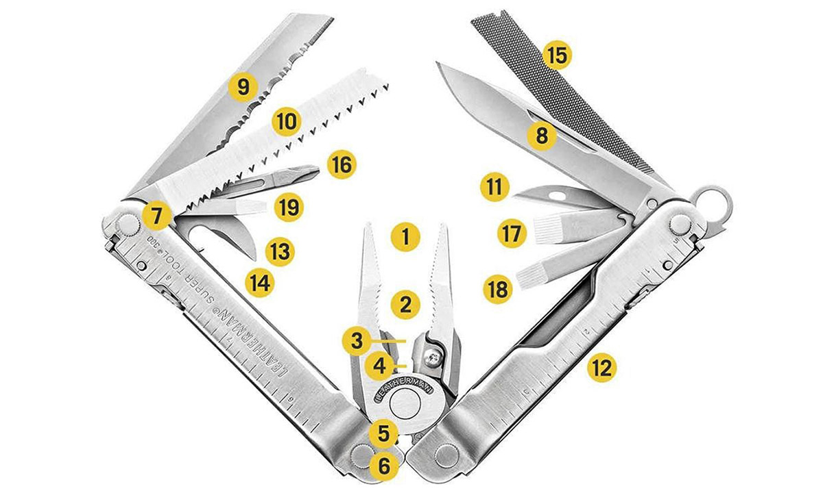 Мультинструмент LEATHERMAN Super Tool 300, синтетичний чохол, картонна коробка 4 Мультинструмент LEATHERMAN Super Tool 300, синтетичний чохол, картонна коробка 4