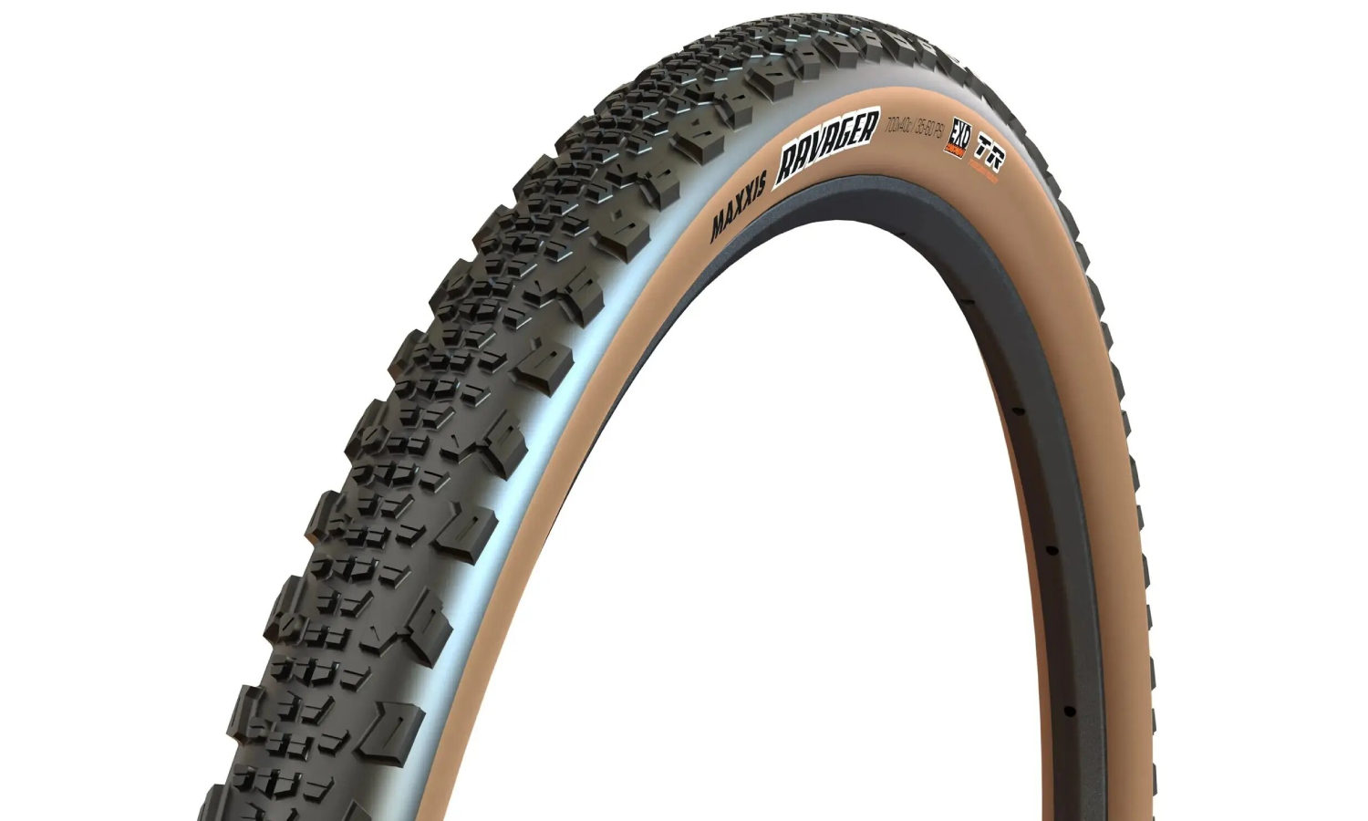 Покрышка MAXXIS RAVAGER 700X50C TPI-60 Foldable EXO/TR/TANWALL 