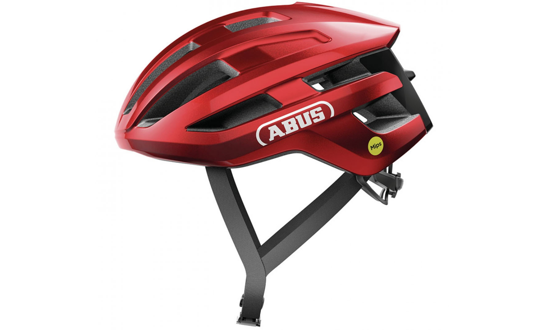 Велошолом спортивний ABUS POWERDOME MIPS blaze red, розмір S (51-55 см) 