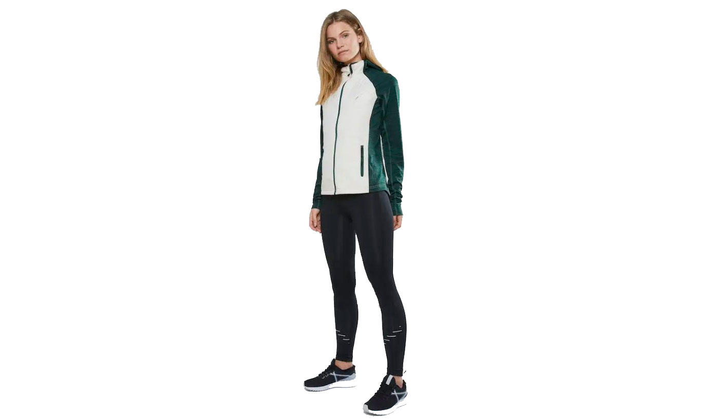 Куртка Craft Polar LT PD Midlayer женская, размер XL, сезон AW 19, бело-зеленый 8