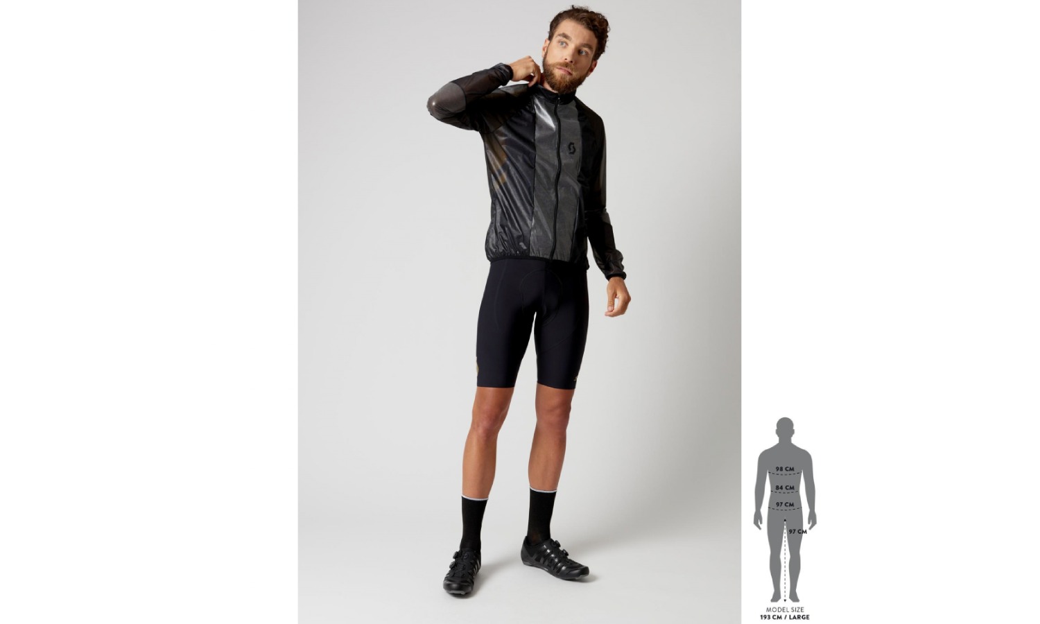 Веловетровка SCOTT RC WEATHER REFLECT WB размер М черный 2