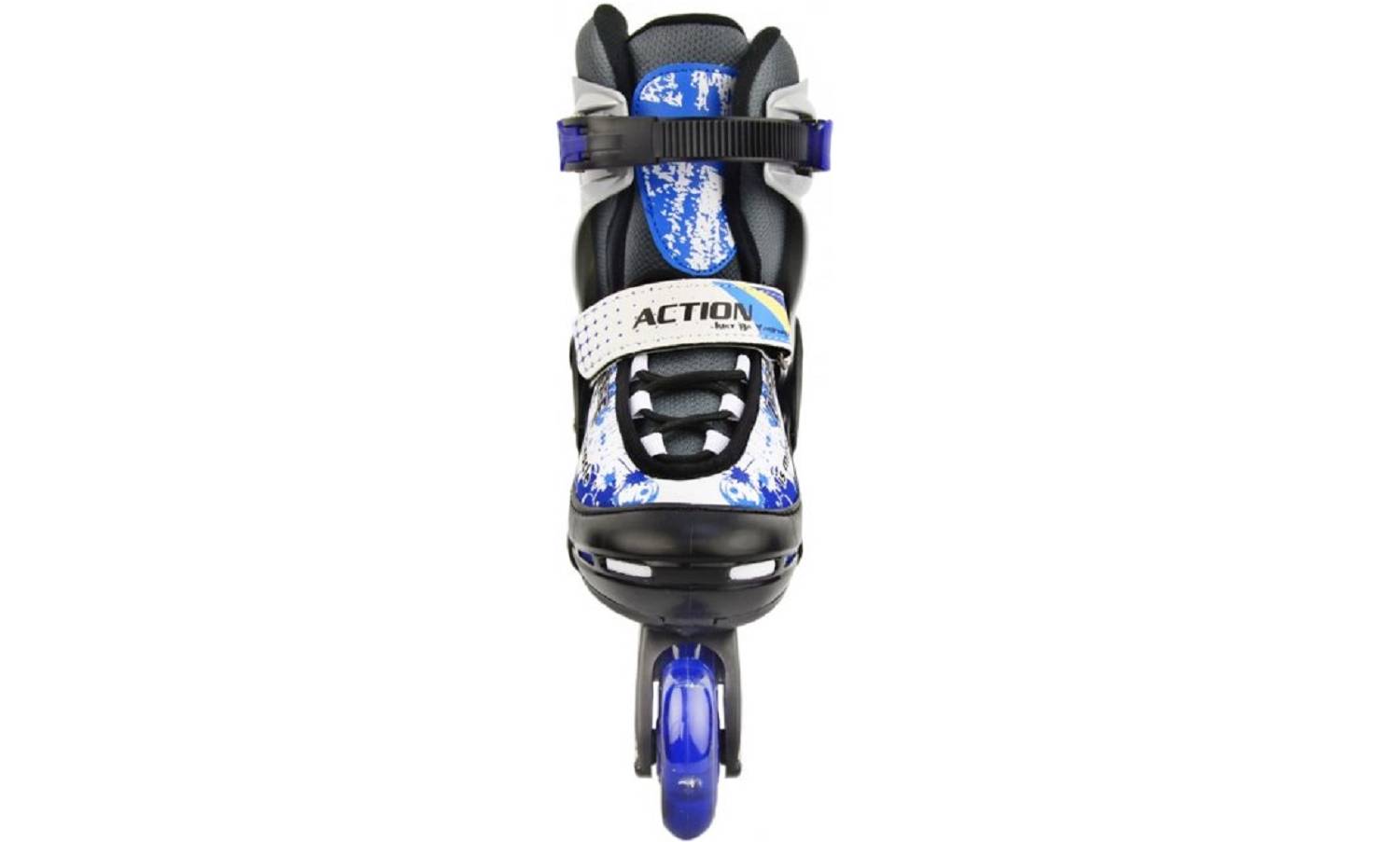 Роликовые коньки Action ZERO размер 34-37 Blue с комплектом защиты 6