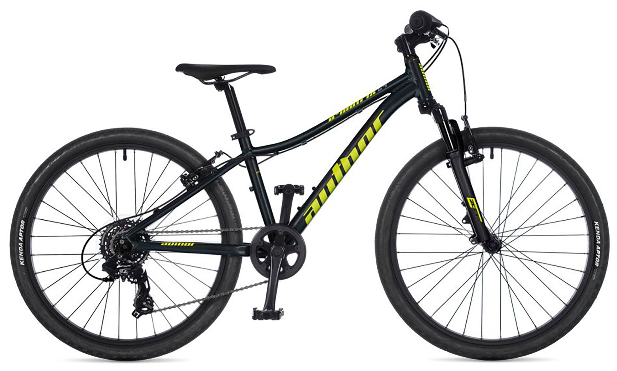 Велосипед AUTHOR A-MATRIX 24", размер XXS, рама 12,5", год 2026, Черный / Желтый 