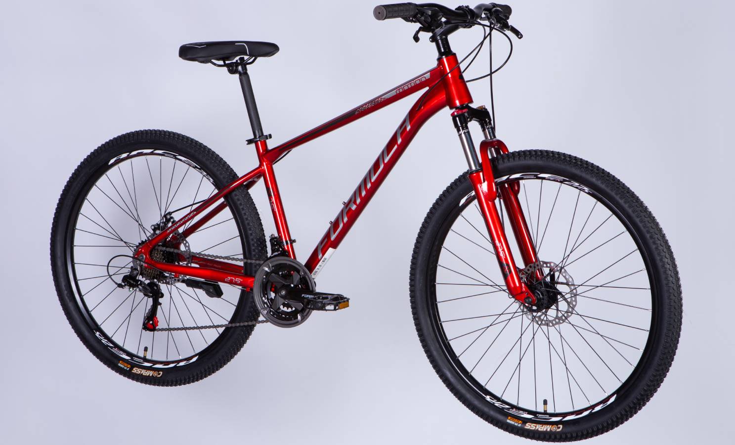 Фотографія Велосипед Formula MOTION DD 27,5" размер S рама 16" 2025 красный 4