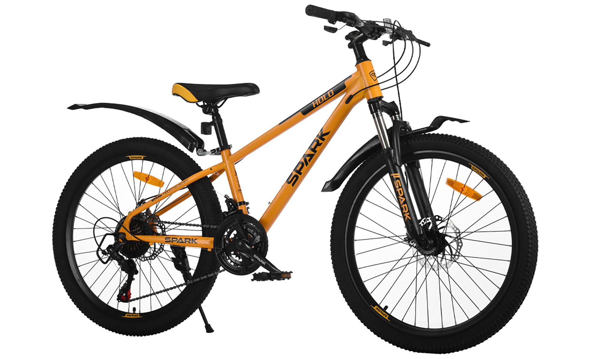 Велосипед SPARK HOLD 24", размер XXS, рама 12", год 2025, оранжевый 3