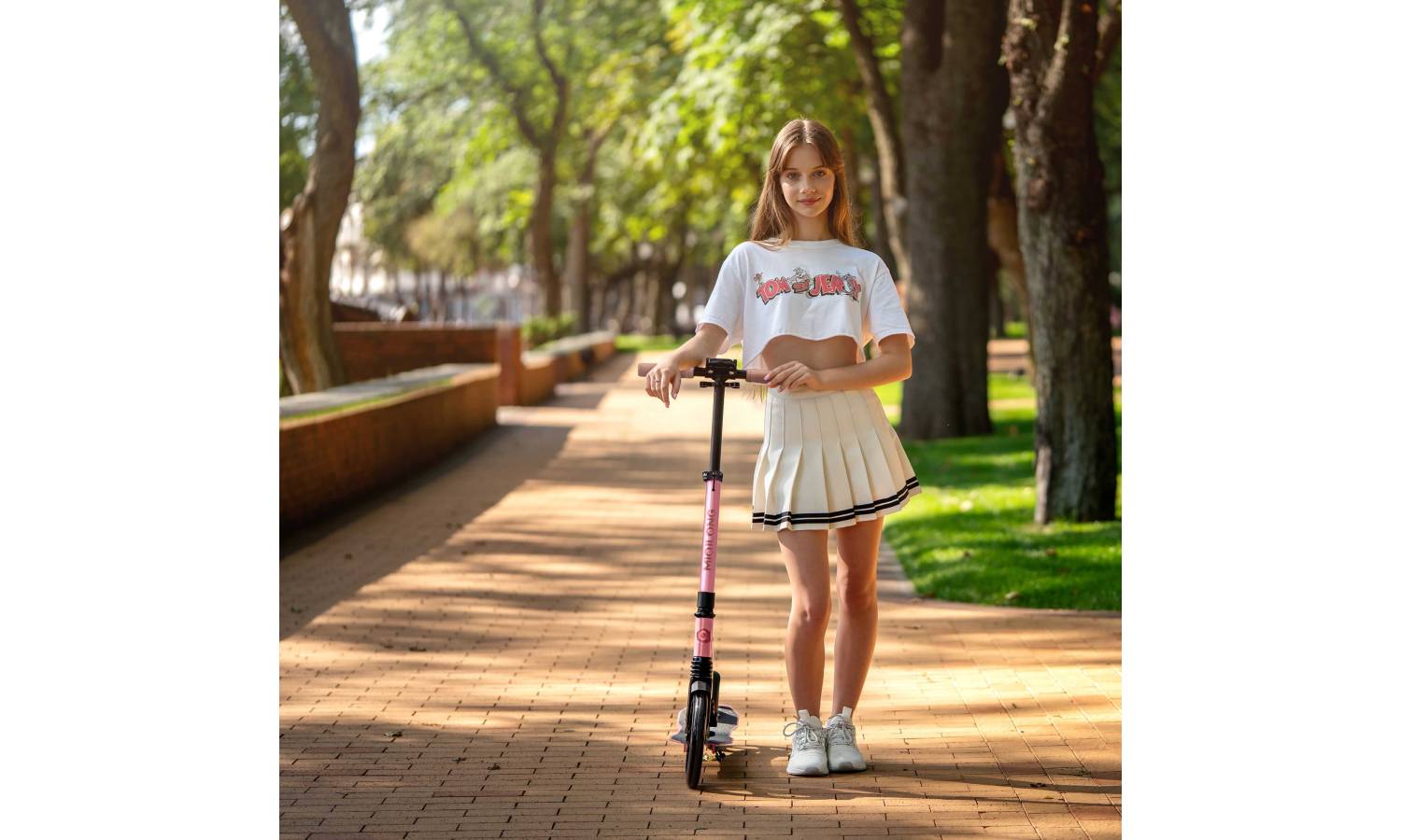 Самокат Miqilong Beagle розовый 5 Самокат Miqilong Beagle розовый 5