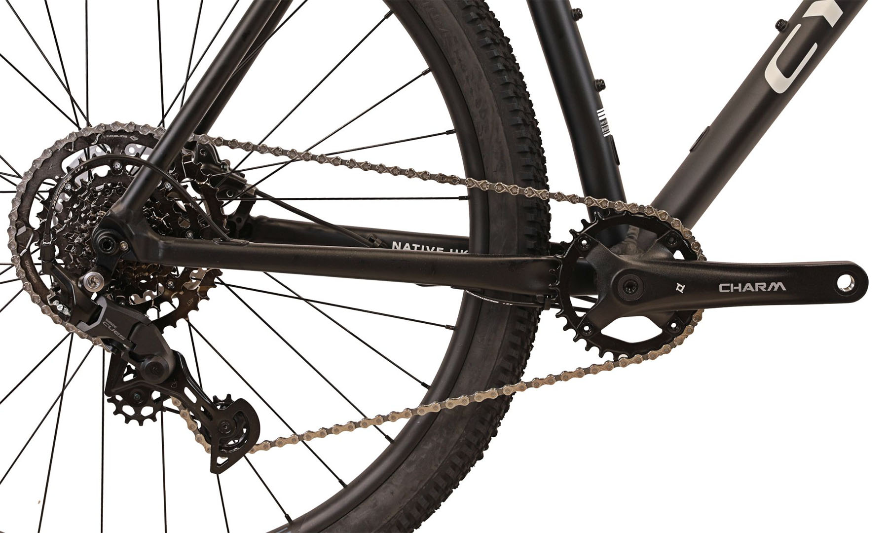 Велосипед Cyclone AX 29", рами XL, 2025 чорний (мат) 7