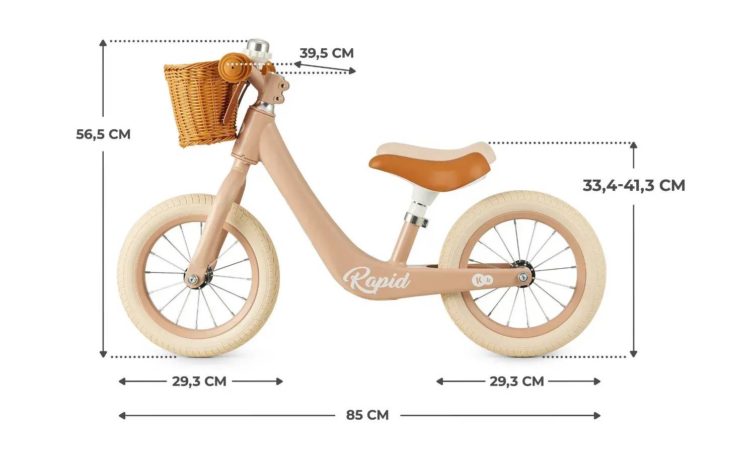 Беговел Kinderkraft Rapid 2 розовый 3 Беговел Kinderkraft Rapid 2 розовый 3