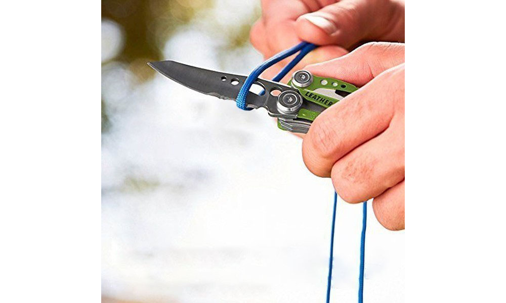 Мультитул Leatherman Skeletool Moss Green, нейлоновий чохол 4