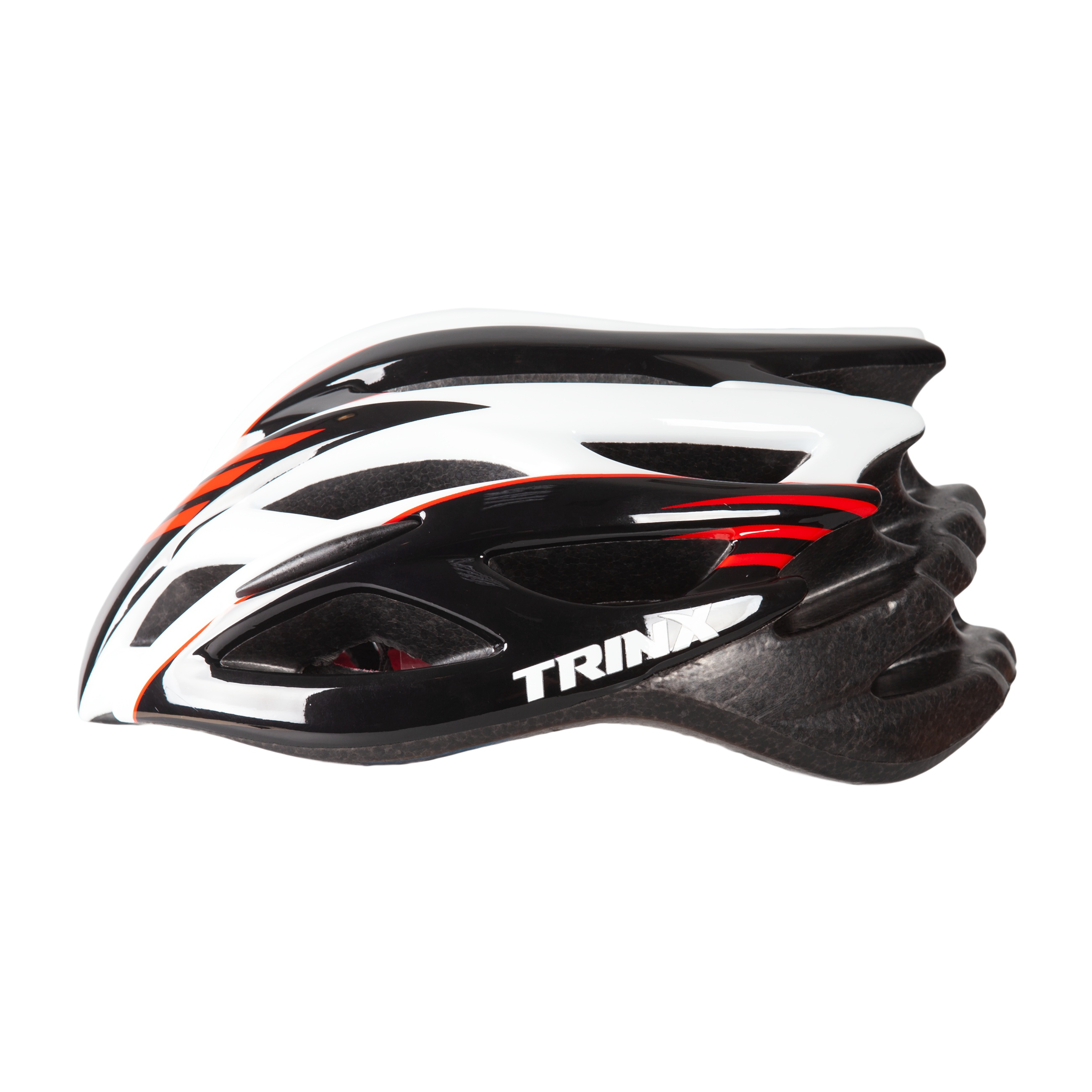Велошлем Trinx TT03 розмір М (59-60 см), Чорно-червоний 4