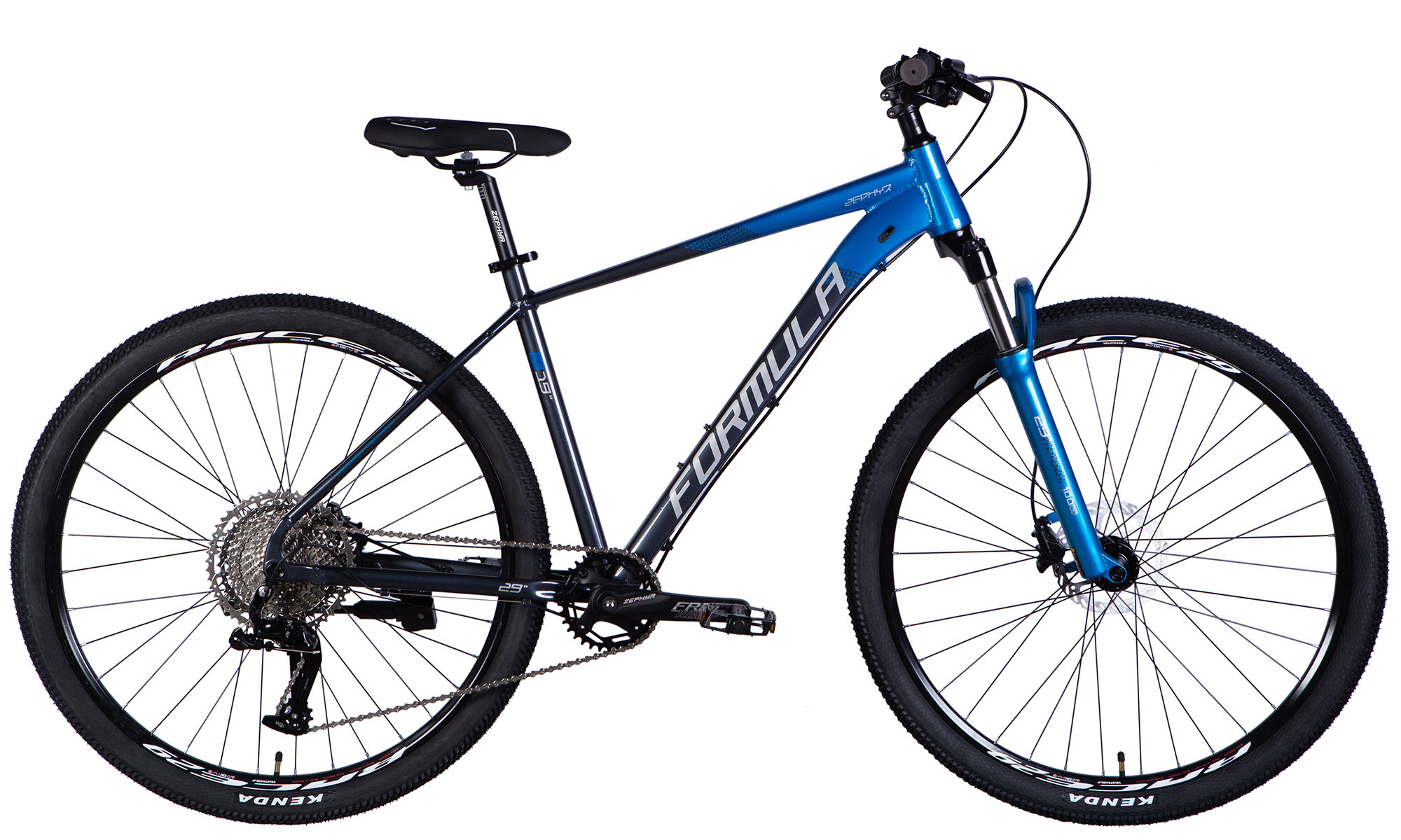 Фотографія Велосипед Formula ZEPHYR EXPERT HDD 29", размер L, рама-19", 2025, сине-серый