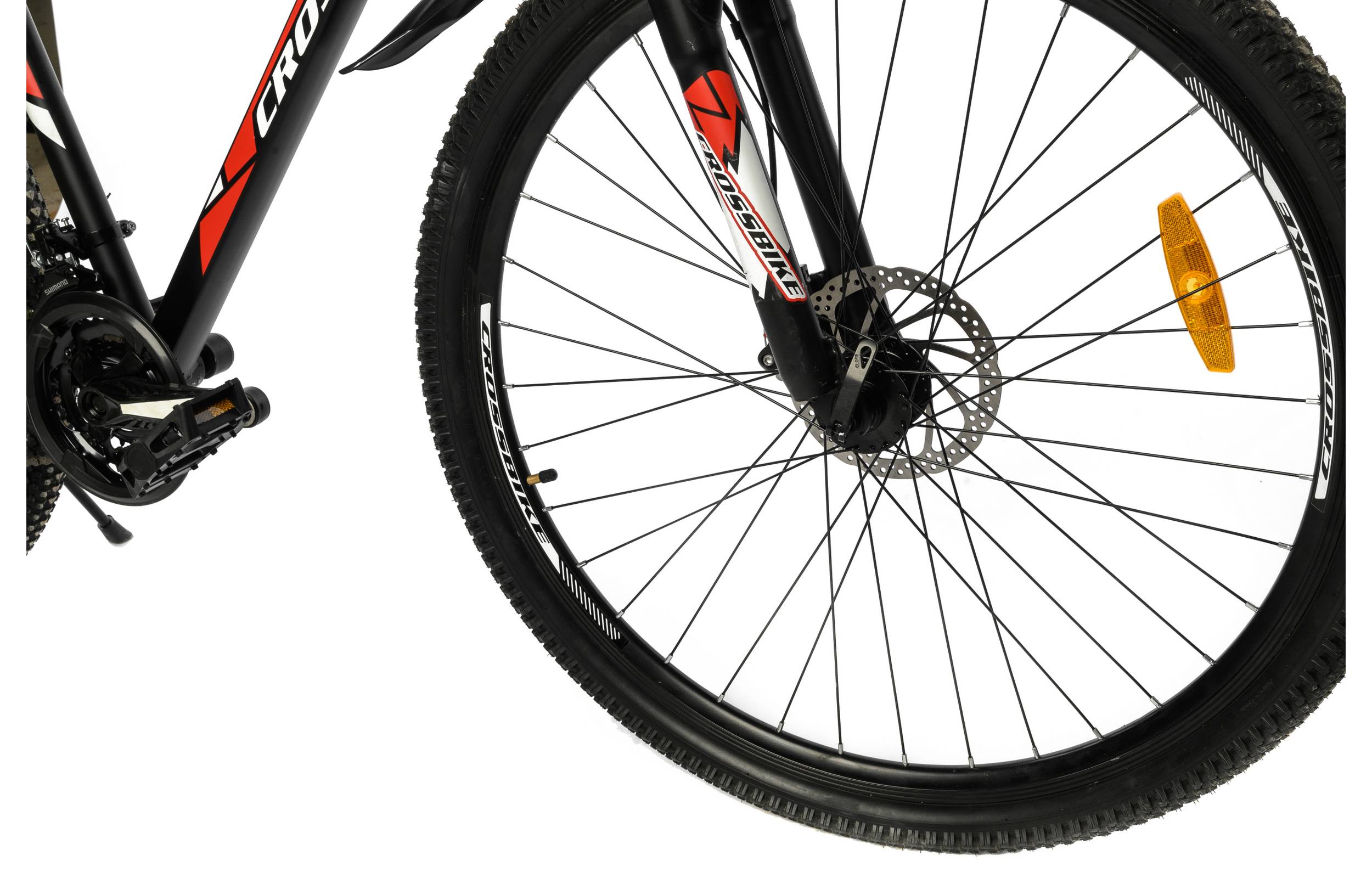 Велосипед CrossBike Racer 29" розмір L рама 20 2022 Чорно-червоний 3 Велосипед CrossBike Racer 29" розмір L рама 20 2022 Чорно-червоний 3