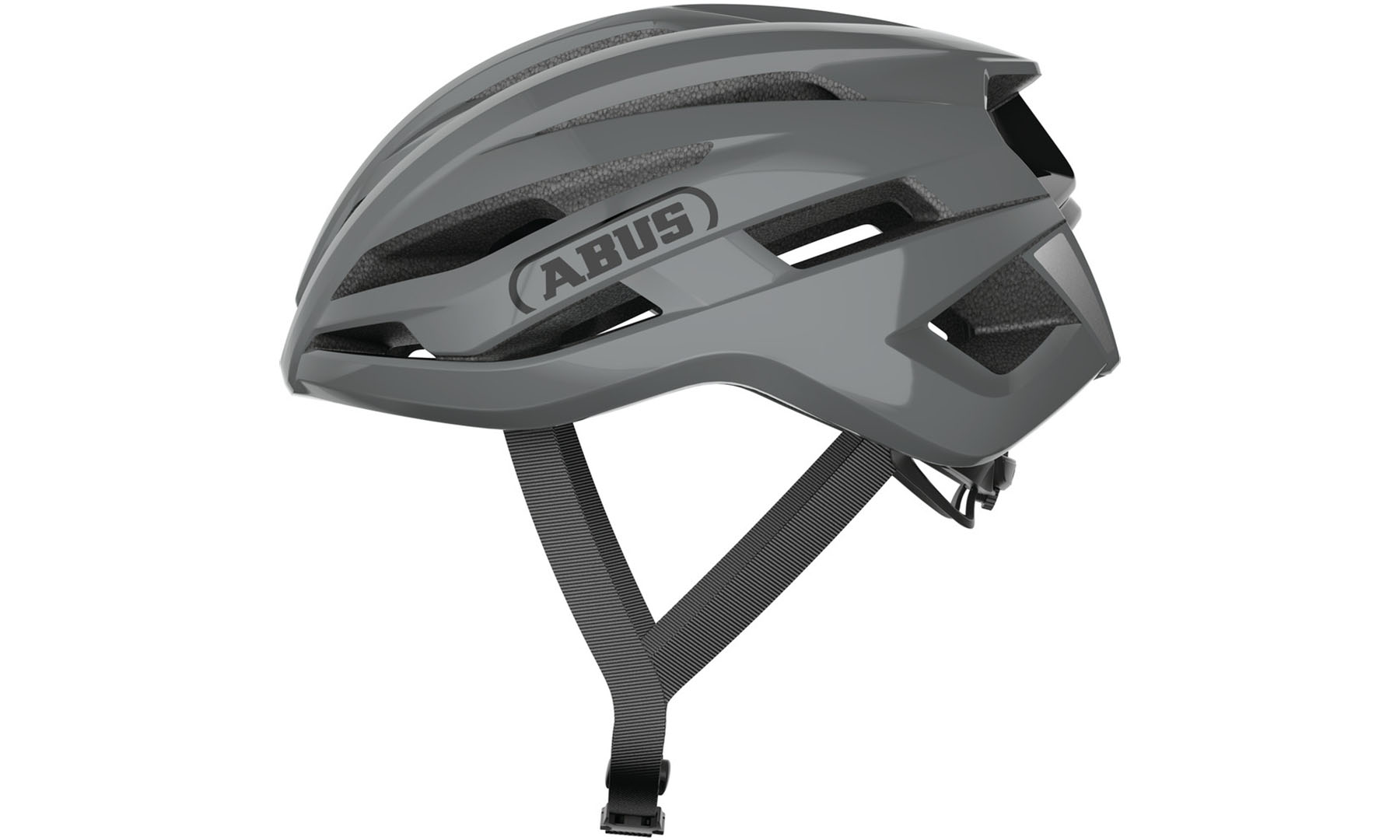 Велошлем спортивный ABUS STORMCHASER ACE race grey, размер M (54-58 см), серый 