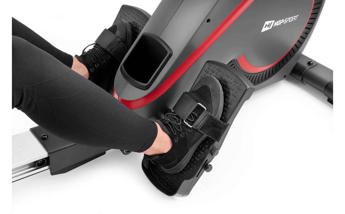 Гребной тренажер Hop-Sport HS-095R Spike черно-красный 11