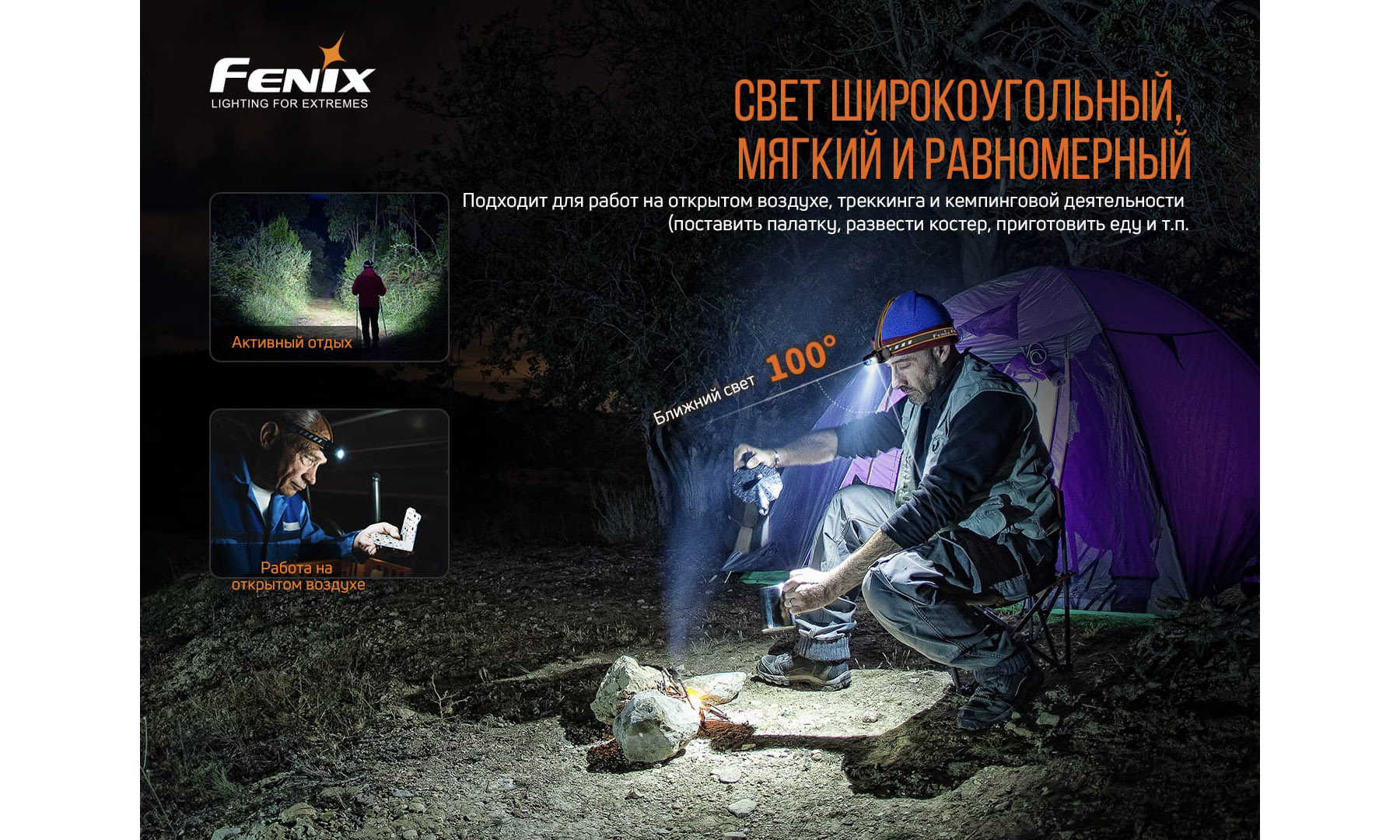 Фонарь налобный Fenix HM60R 8