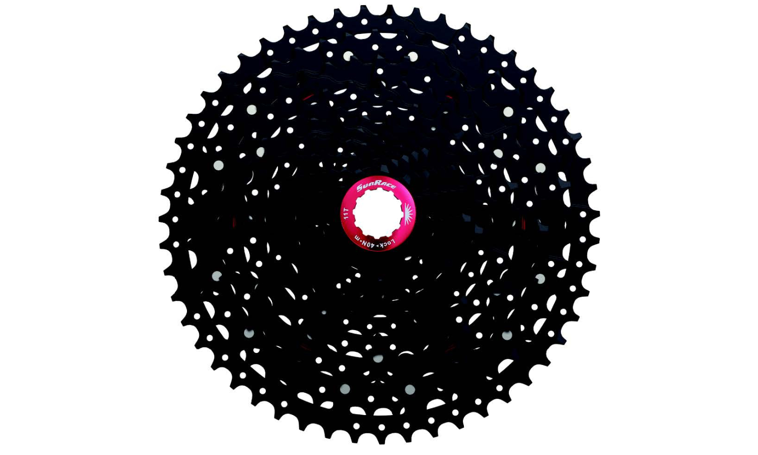 Кассета SunRace CSMZ800 WA1B E, 12 скоростей, 11-51T, алюминиевый паук, Black 