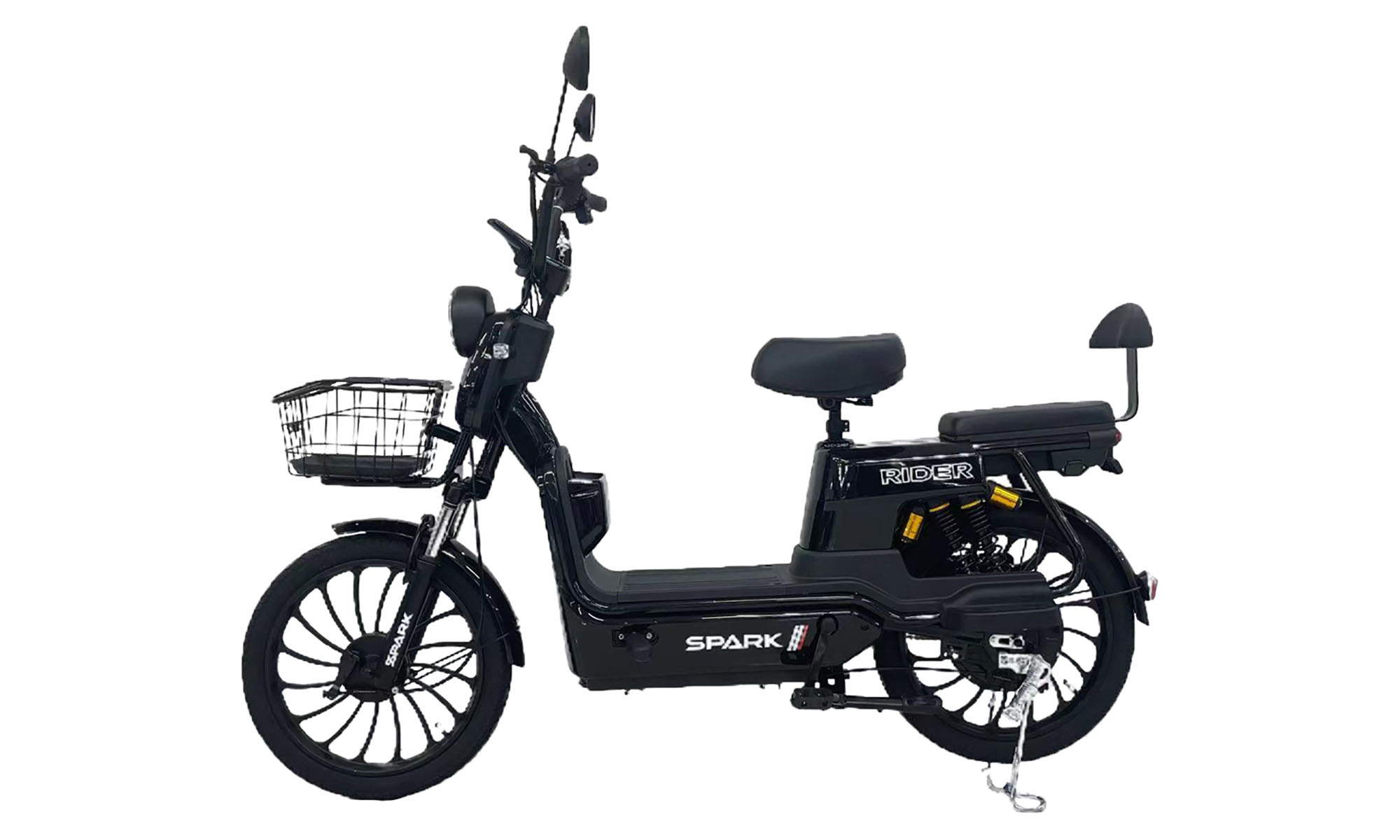 Электровелосипед SPARK RIDER 14" 48V/500W/20Ah, Черный 2