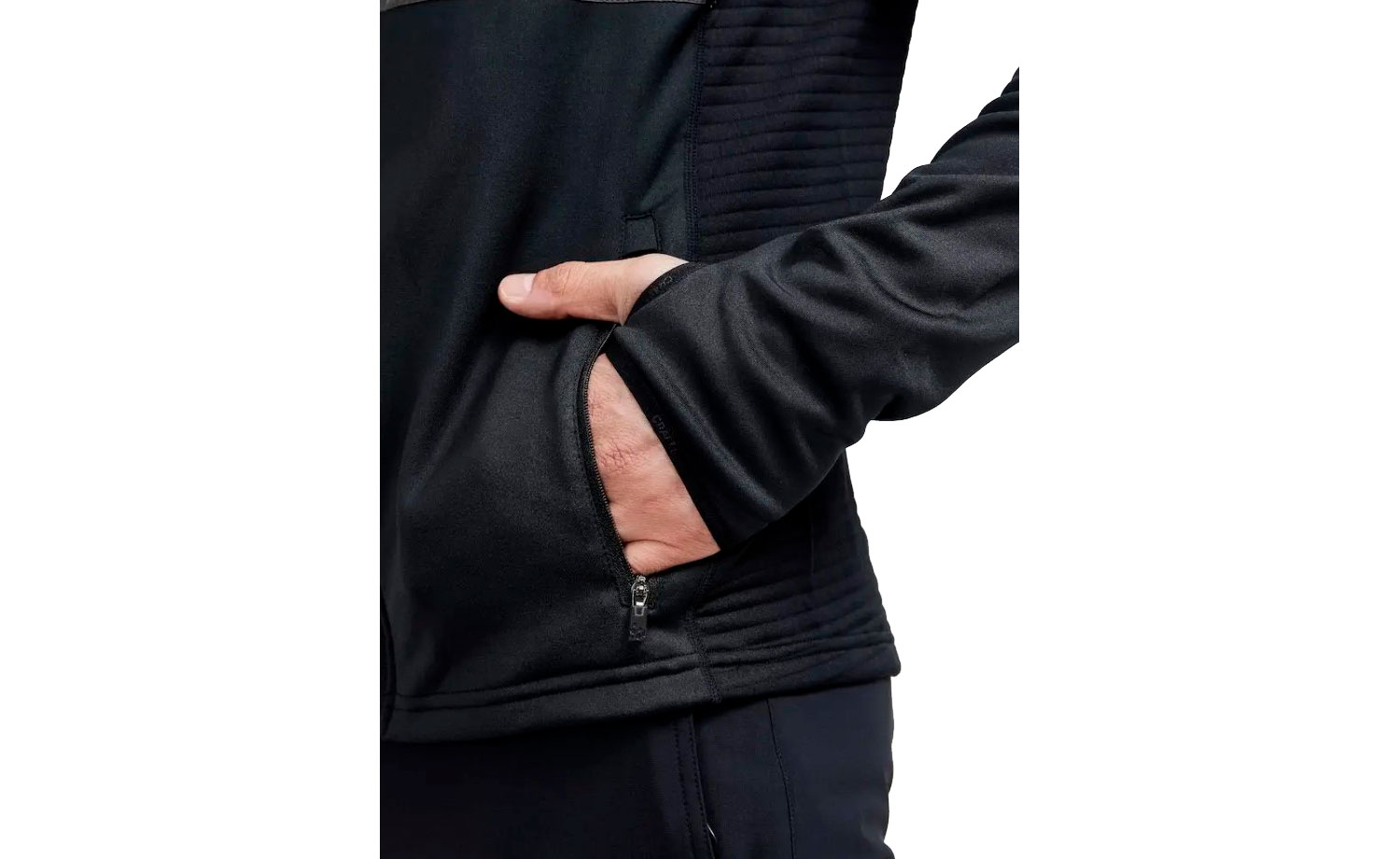 Кофта Craft ADV Tech Fleece Thermal midlayer мужская, размер L, сезон AW 21, черный 2 Кофта Craft ADV Tech Fleece Thermal midlayer мужская, размер L, сезон AW 21, черный 2