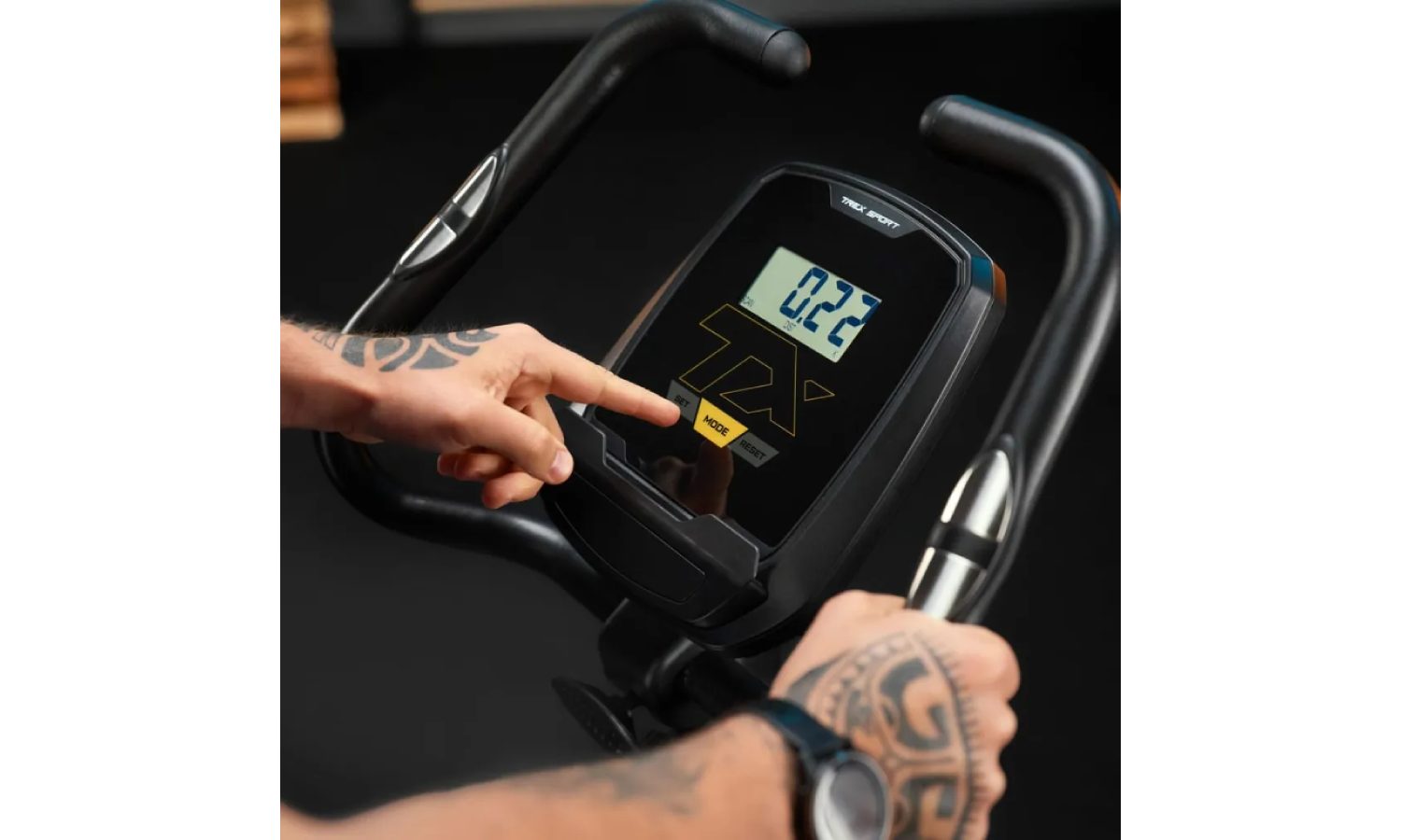 Велотренажер Trex Sport TX-500MB IRON магнитный белый 13