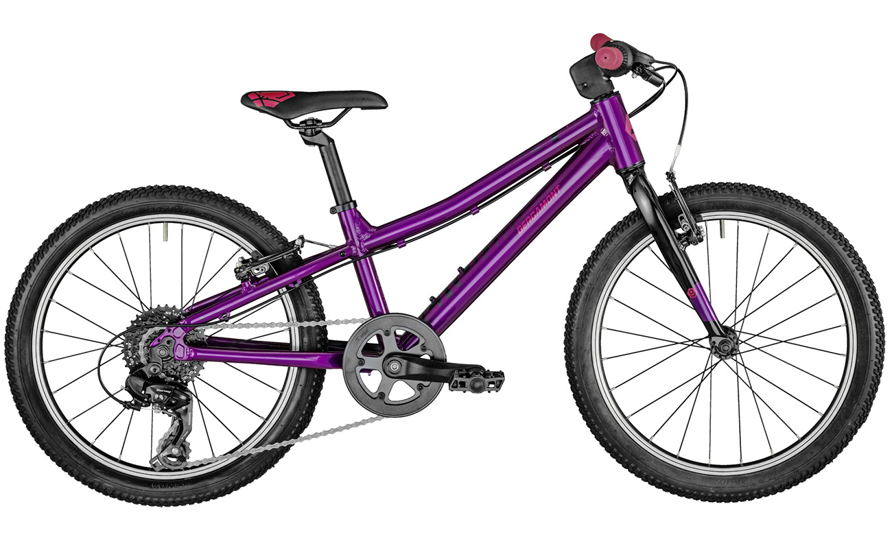 Фотография Велосипед Bergamont Bergamonster Girl 20" (2021) 2021 Фиолетовый 7