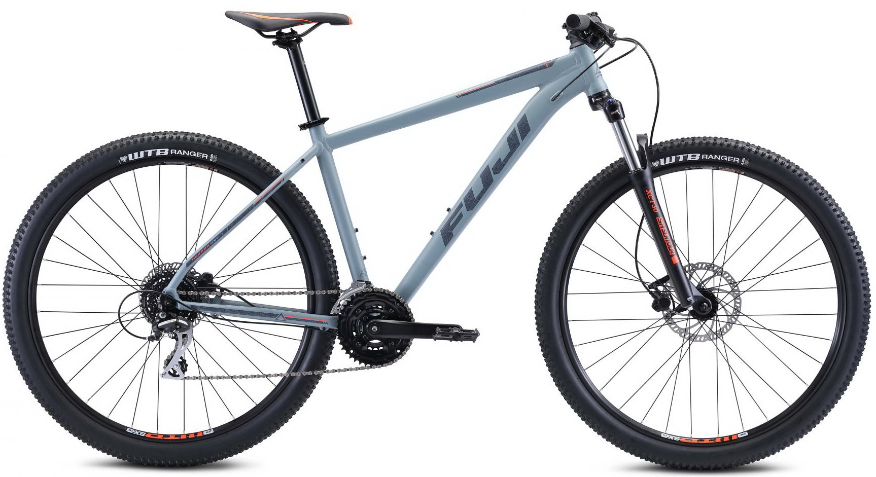 Фотографія Велосипед Fuji NEVADA 1.7 27,5" розмір L рама 19 2021 Satin Gray 