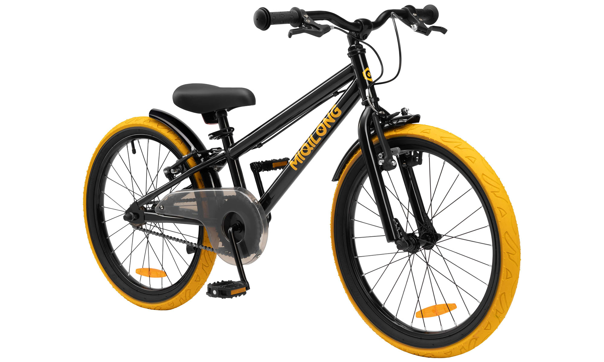 Детский велосипед Miqilong ST 20", One size, 2025, черный 