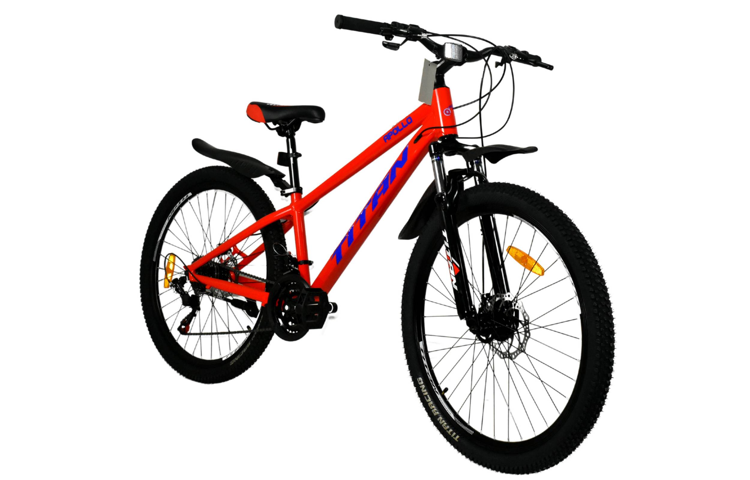 Фотографія Велосипед Titan APOLLO 24" розмір XXS рама 11 2022 Червоний-Синій 3