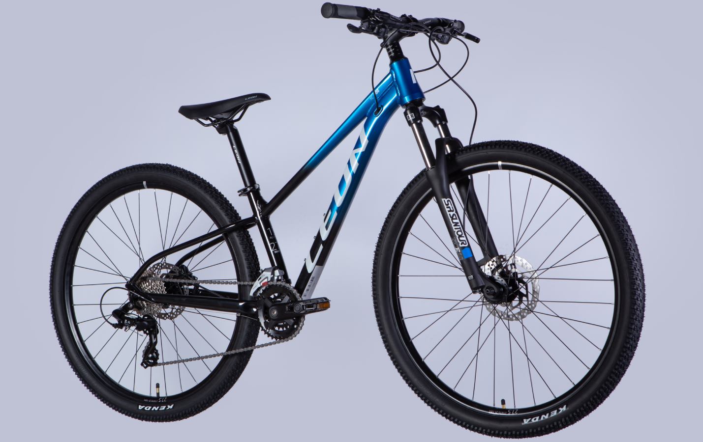 Велосипед Leon XC 100 HDD 27,5", розмір XS, рама 13", 2025, синiй з чорним 5 Велосипед Leon XC 100 HDD 27,5", розмір XS, рама 13", 2025, синiй з чорним 5