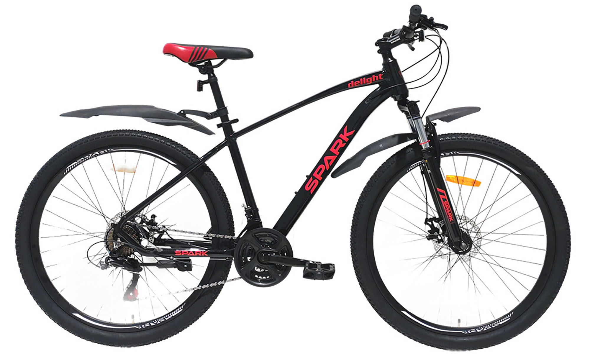Велосипед SPARK DELIGHT 27,5", размер M, рама 17", 2025, черный 