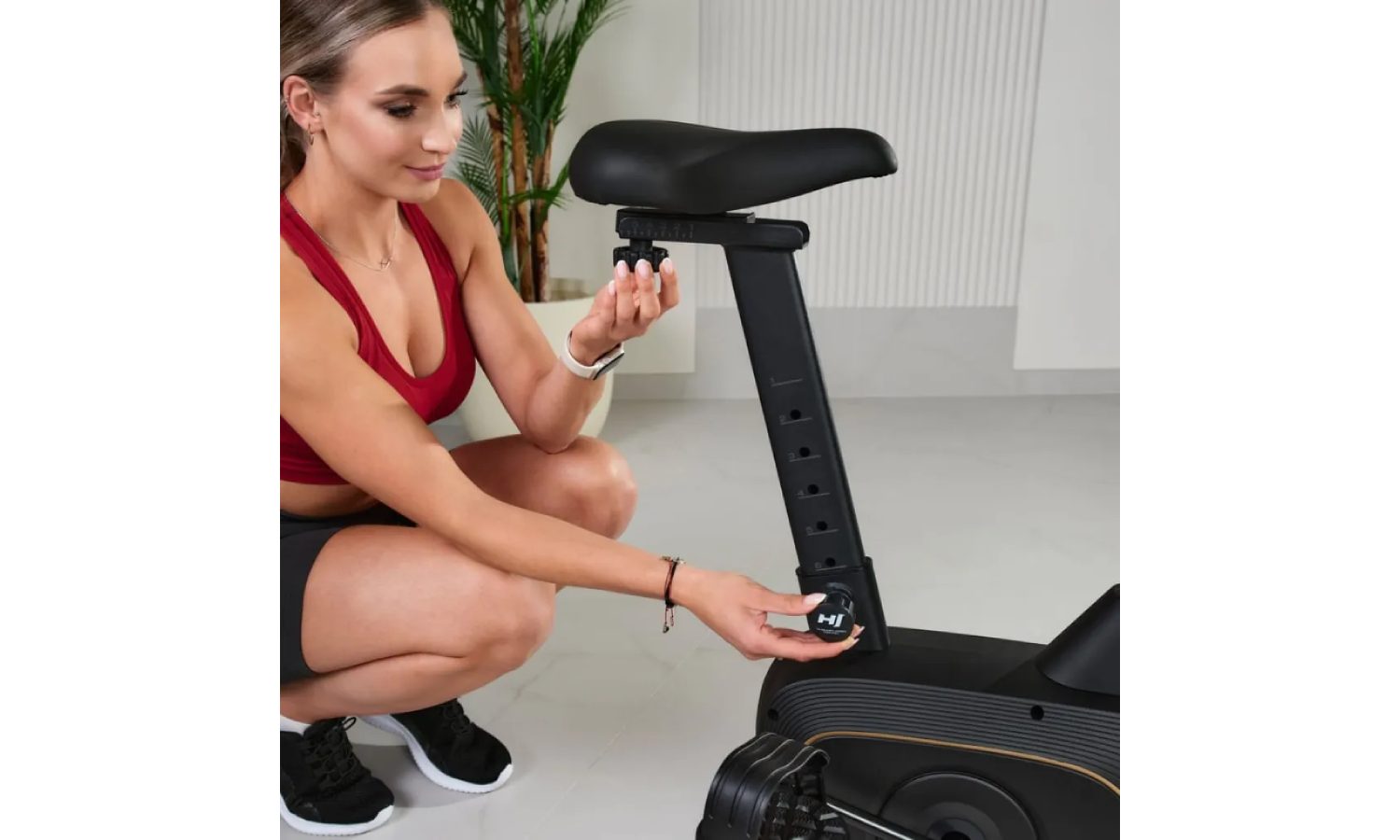 Велотренажер Hop-Sport HS-3000H Nexon магнитный черный 10