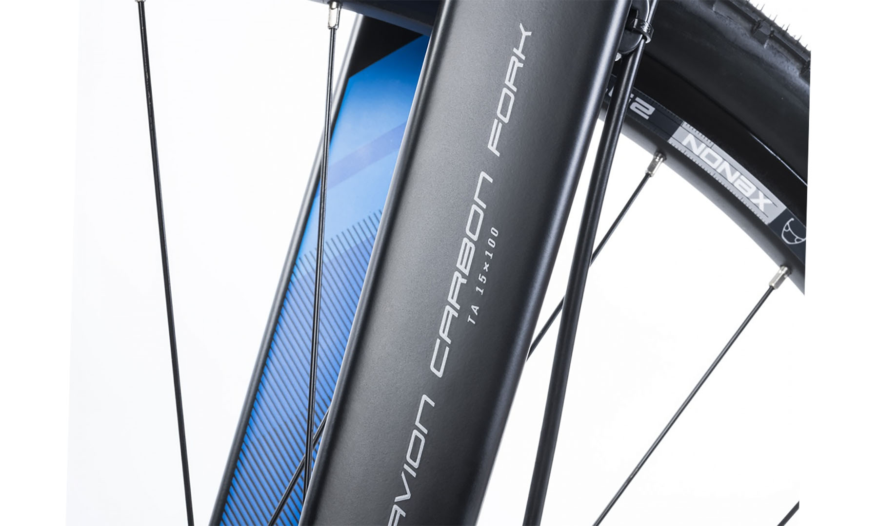 Велосипед AUTHOR Avion 29", 2024, розмір XL, рама 22", колір: чорний (синій) // чорний 3